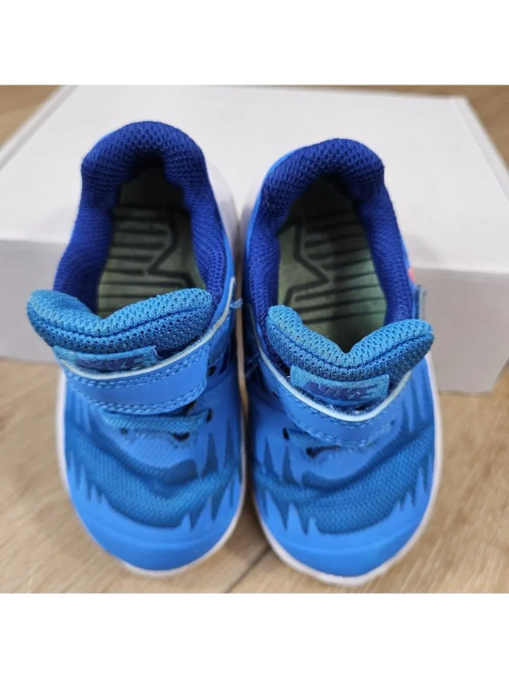 Nike Star Runner Sneakers Unisex size 6C Toddler Blue Shoes 907255-408 Hook Loop
